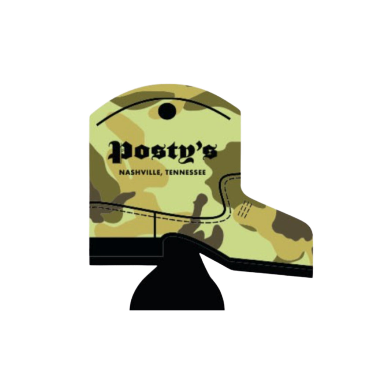 PM Camo Boot Koozie