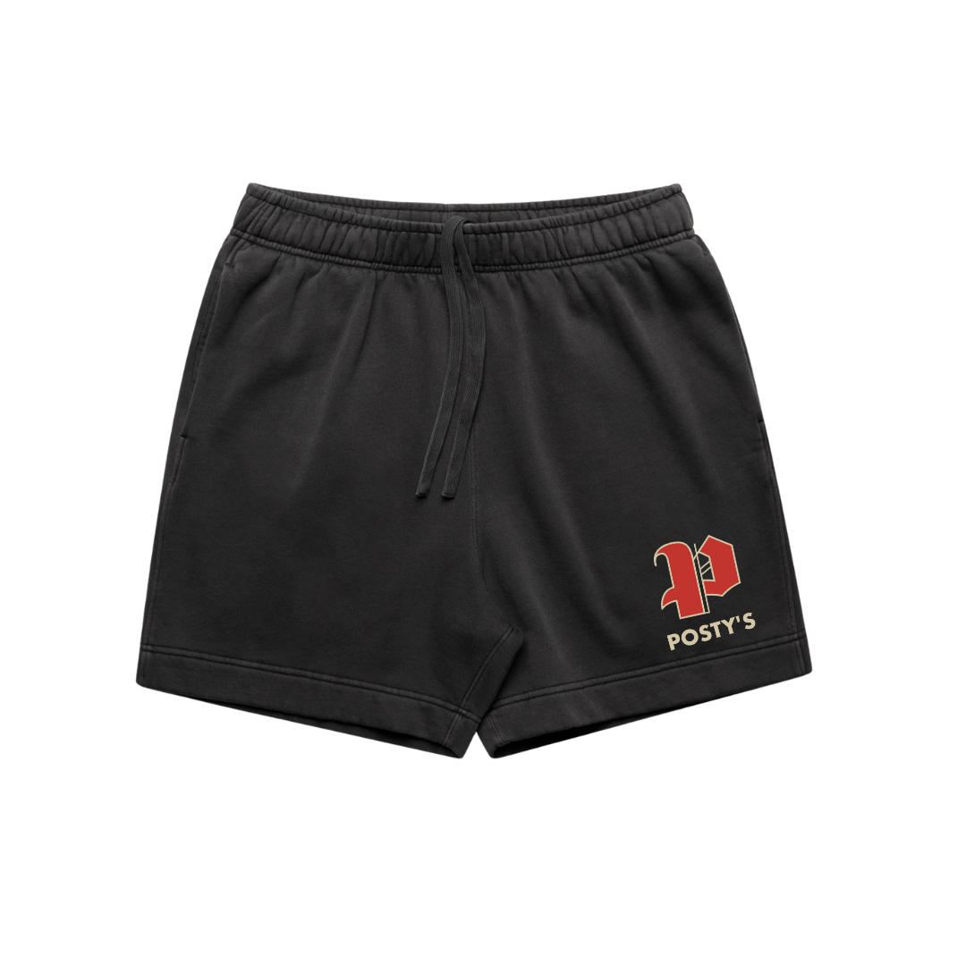 PM Logo Black Unisex Shorts