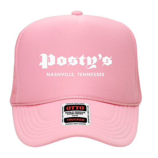 Postys Pink Foam Hat