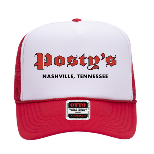 Posty's Logo Red Foam Hat