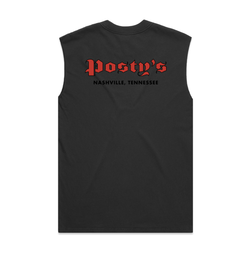 PM Logo Black Sleeveless tshirt